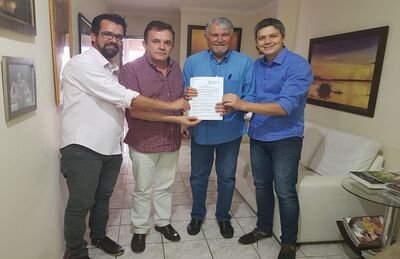 Vereador Vladimir Ferreira, Vander Loubet, Zeca do PT e Aluizio São José