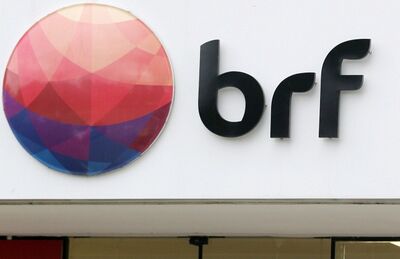 Logo da BRF, em São Paulo