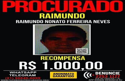 Cartaz pede informações sobre Raimundo, acusado de matar o genro por ser negro.