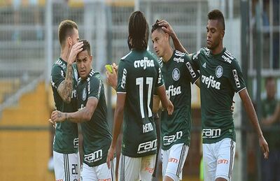 O meia Dudu não comemorou o gol feito na partida contra o Internacional, no último final de semana