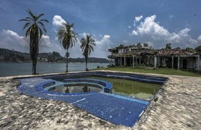 Mansão de Pablo Escobar em Medellín (Colômbia) está em ruínas
