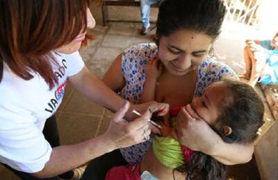 A cobertura vacinal contra pólio está abaixo de 50% em 312 municípios