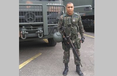 Militar Fabiano Santos foi ferido no ombro e não resistiu