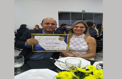 Adenilson Vilalba e esposa Rosa de Oliveira Vilalba