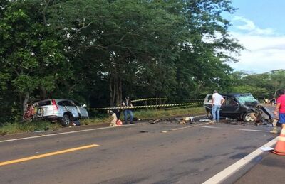 Acidente matou 4 pessoas ontem na estrada entre Anastácio e Campo Grande.