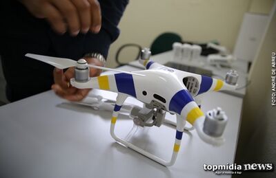 Drone que será utilizado para fiscalização.
