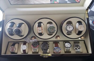 PM encontrou três caixas cheias com relógios de luxo no bairro Morumbi