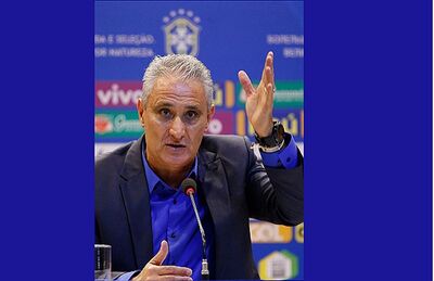 O técnico da seleção brasileira, Tite, anuncia os jogadores convocados para disputar a Copa América