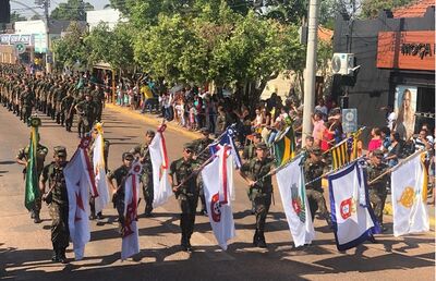 Desfile de 7 de setembro em Coxim/MS