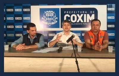 Prefeito de Coxim anuncia “toque de recolher” e a liberação parcial do comércio