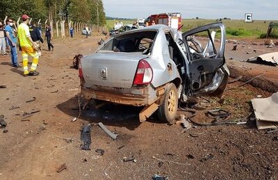 Renault Clio era ocupado pelas vítimas