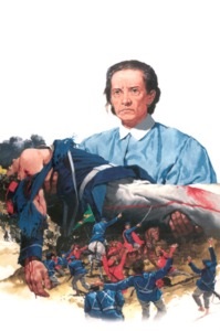 Ilustração de Anna Nery.  Fonte: http://bibliotecademedicina.com.br/blogenfermagem/?p=288