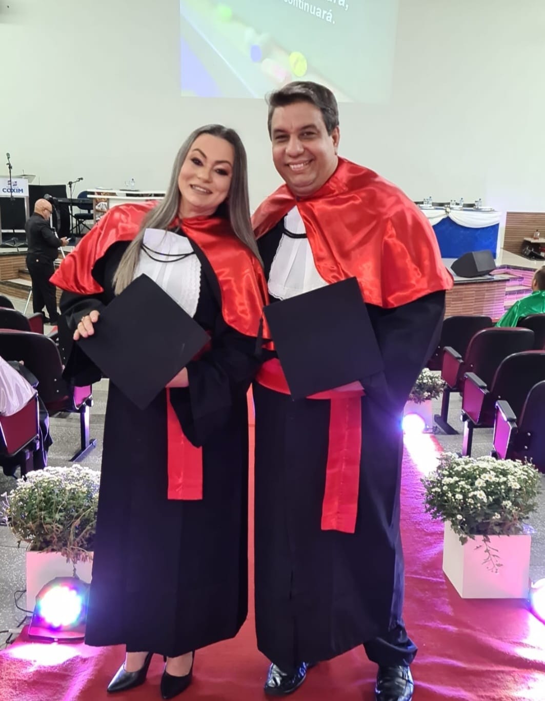 Angela Bezerra e Augusto Marques.