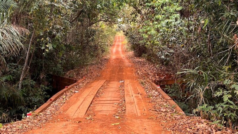 Ponte sobre o Córrego Matinha. Foto: Divulgação AssCom PMC