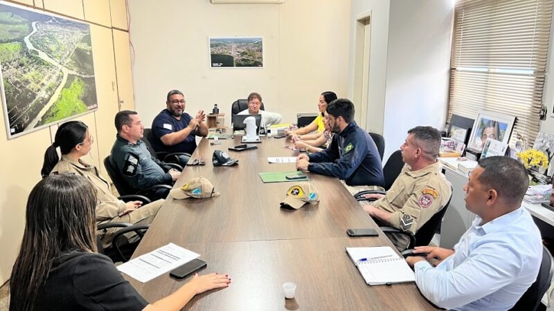 Reunião do Conseg realizada dia 11 de julho. Foto: Divulgação AssCom PMC