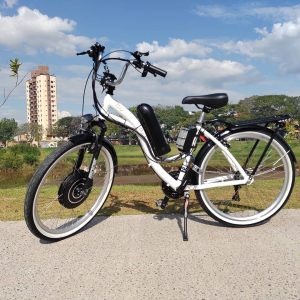 Bicicleta elétrica com assistência sem acelerador manual. Foto: Divulgação AssCom Detran-MS