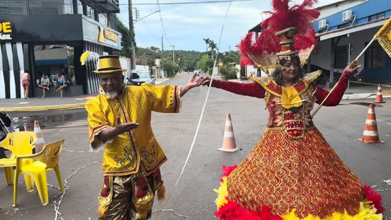 Celsinho e Marli, casal campeões no quesito fantasia. Foto: Divulgação AssCom PMC