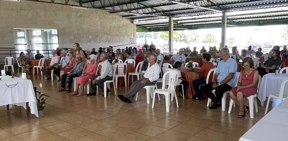 Dona Nó reuniu a família para celebrar os 100 anos de vida. Foto: Arquivo Pessoal