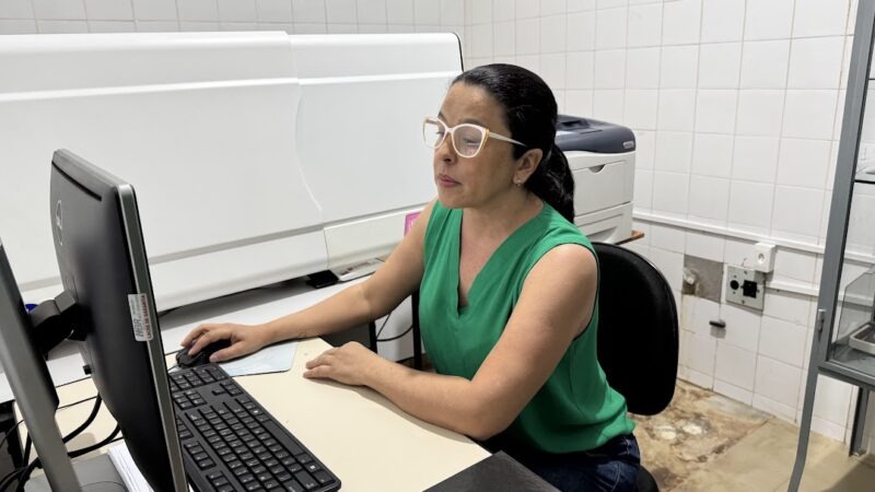 Regina Maira de Jesus, técnica em radiologia. Foto: Divulgação