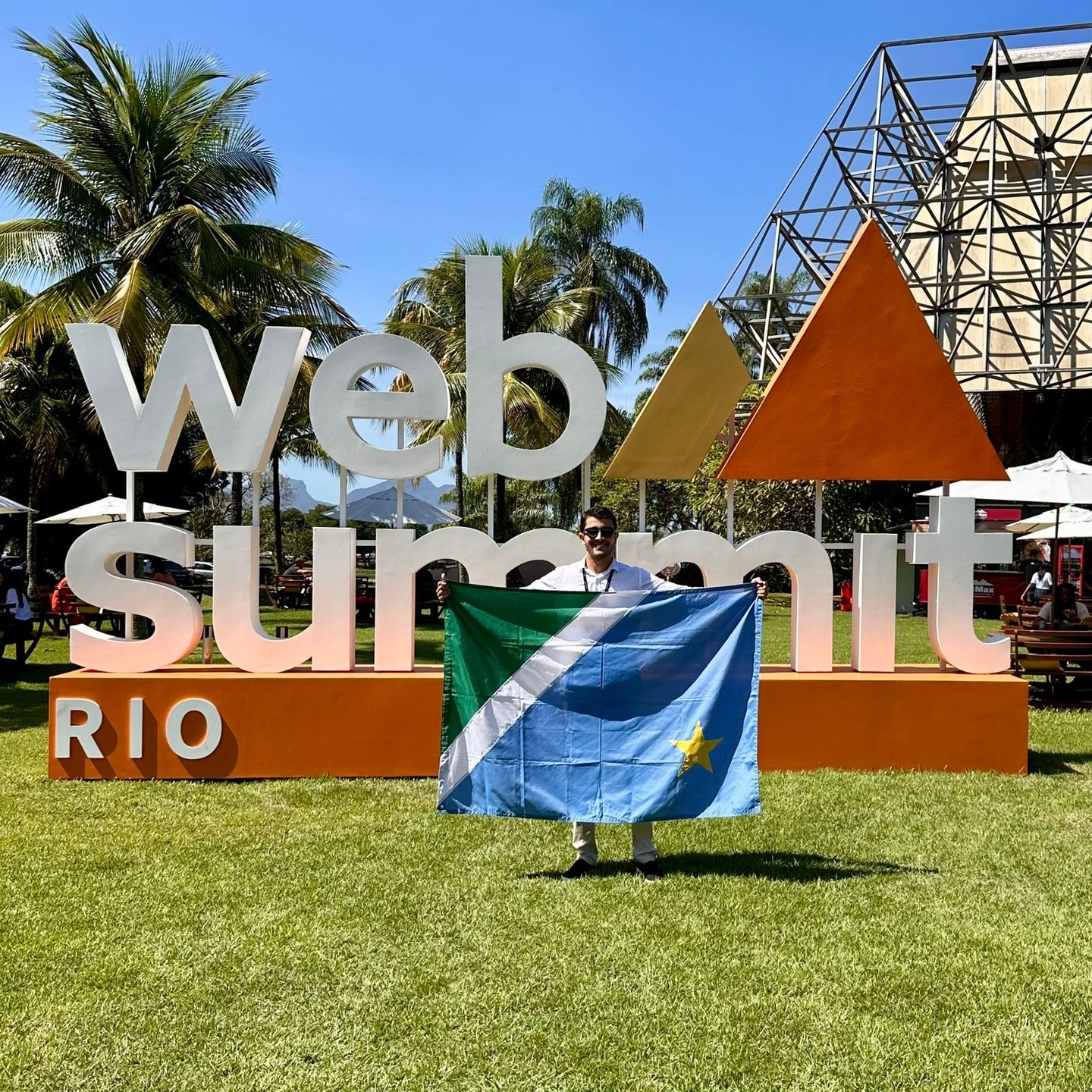 Com o apoio do Sebrae, o empreendedor participou de eventos de inovação como o Web Summit, no Rio de Janeiro, para expor a ideia de negócio e fazer networking. Foto: Divulgação