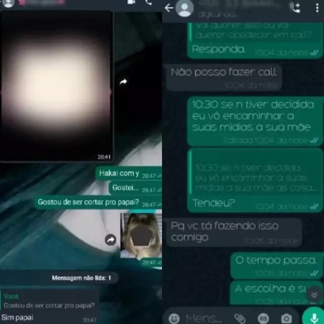 Prints de conversas entre adolescente e vítima foram divulgadas pela Polícia Civil de Rondonópolis/MT.