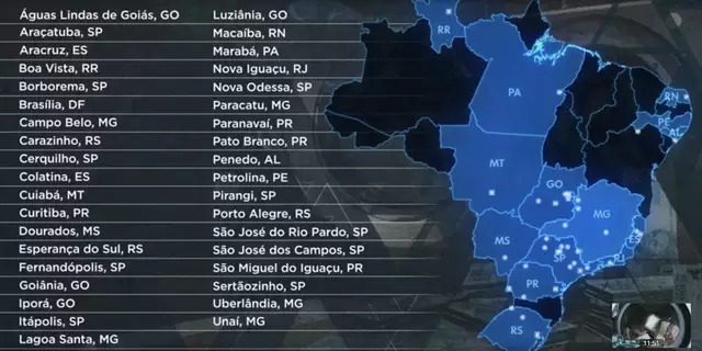 Cerca de 160 mil CPFs foram utilizados pela quadrilha com 48 fármacias reais ou de fachada (uma delas em Dourados. imagem: Reprodução Fantástico.