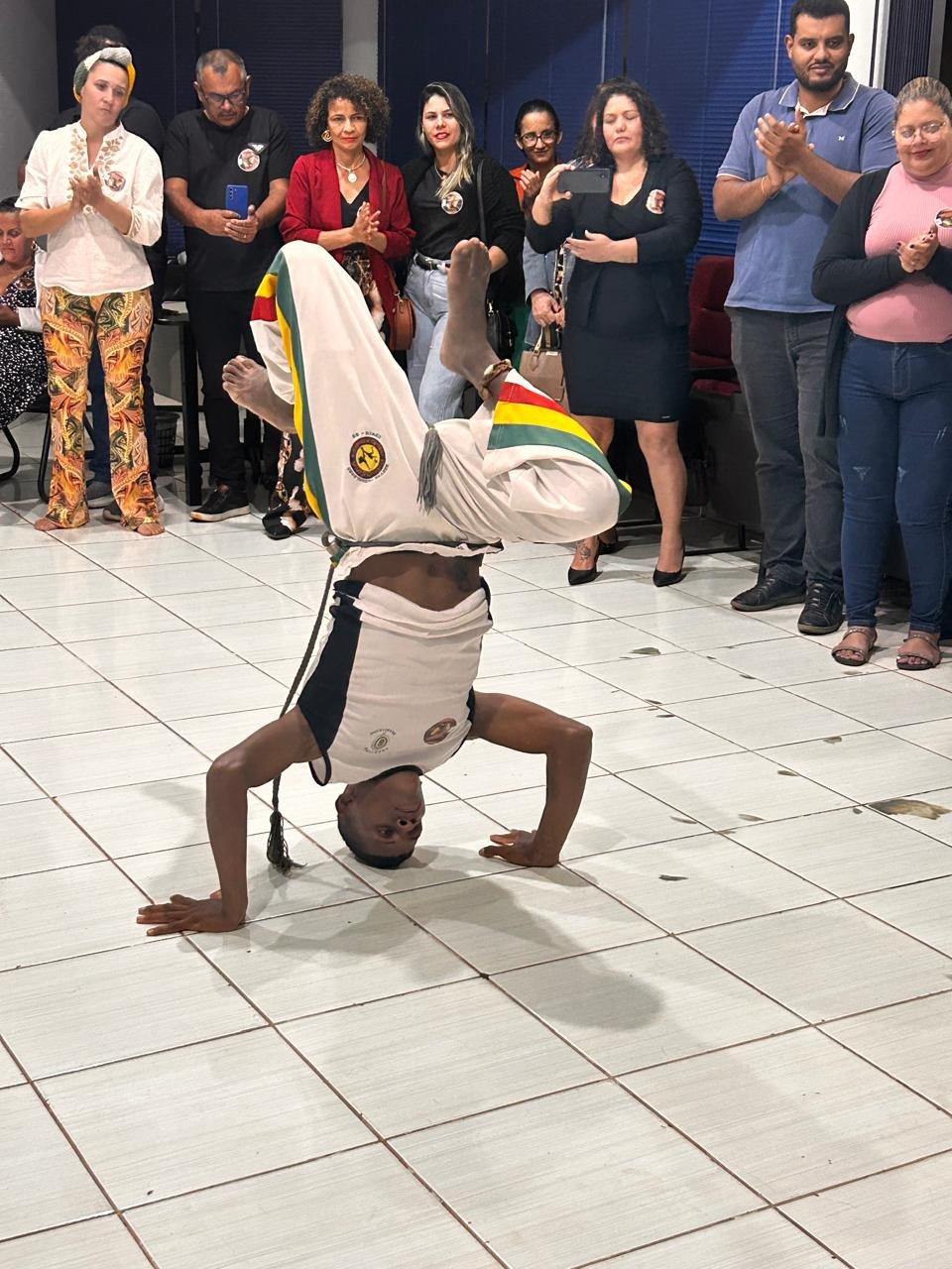 Apresentação de Capoeira. Foto: Glenda Melo