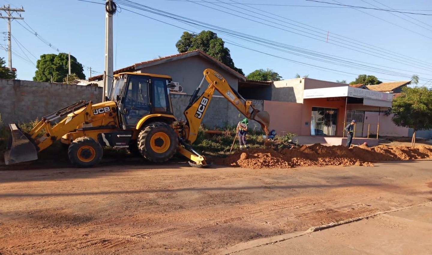 O bairro Senhor Divino é um dos locais beneficiados pelas novas ligações de esgoto. Foto: Divulgação AssCom Sanesul