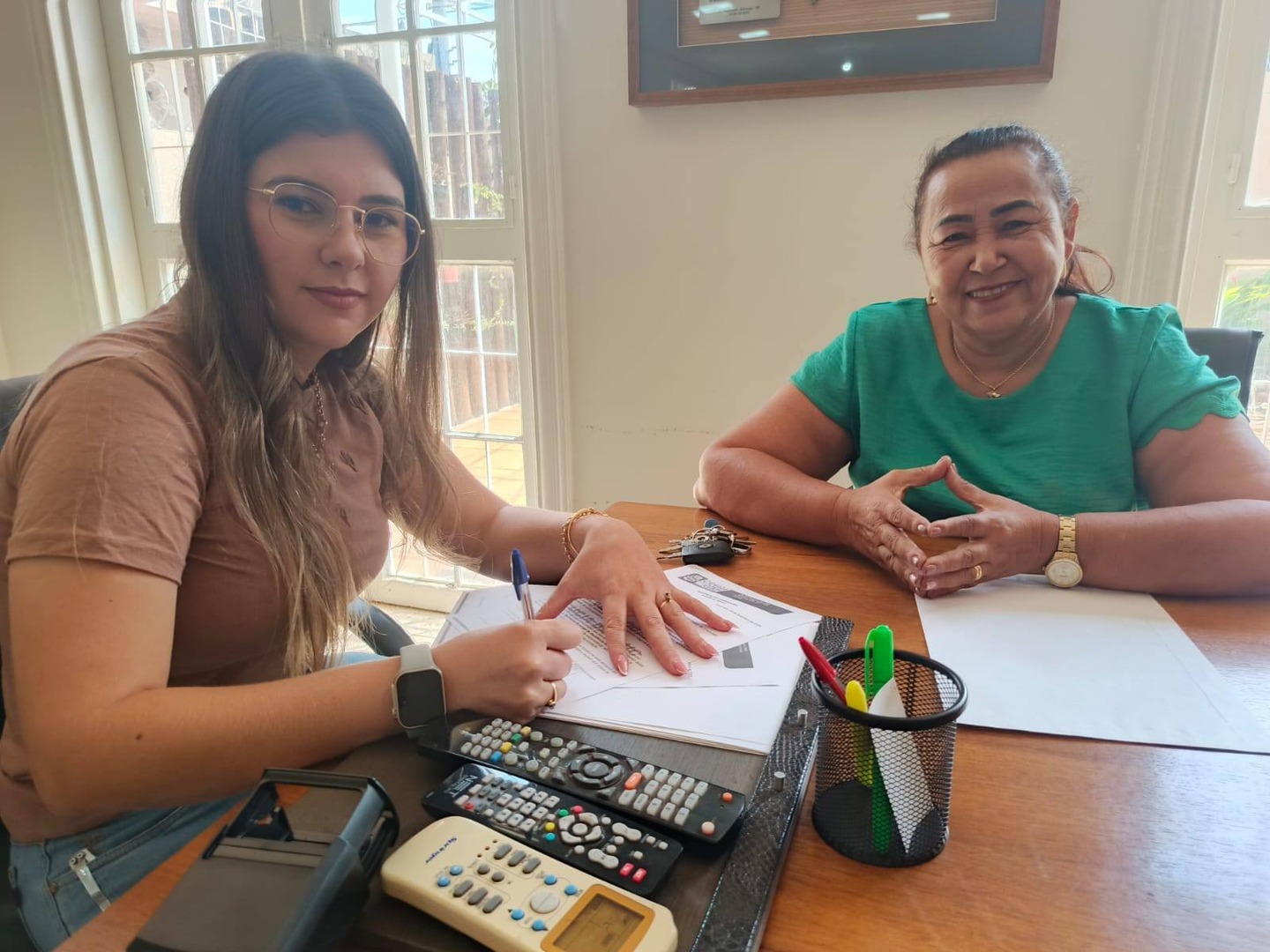 Vereadora Lúcia da AAVC intensifica agenda em Campo Grande em busca de recursos e projetos para Coxim. Fotos: Divulgação 