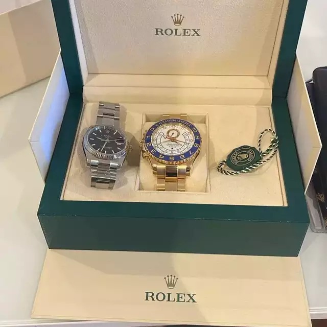 Relógios de luxo, entre eles dois modelos Rolex, foram encontrados pelos investigadores. Foto: Divulgação