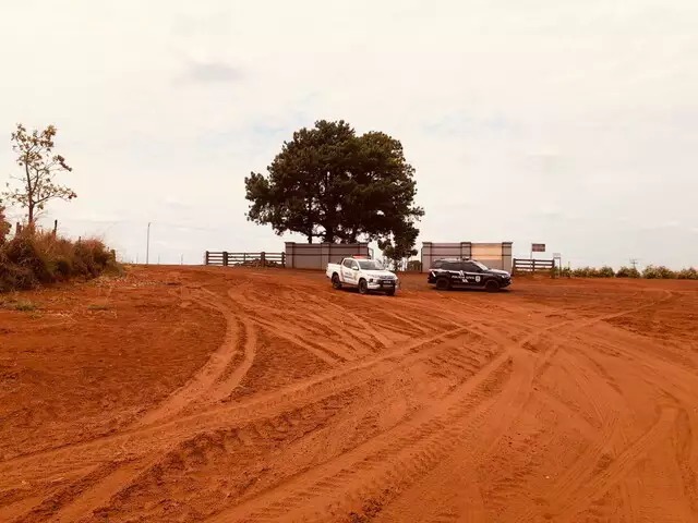 Local do crime, área rurual de Paranaíba. Foto: Divulgação