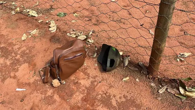 Bolsa da vítima e chapéu utilizado pelo autor foi recuperado. Foto: Divulgação