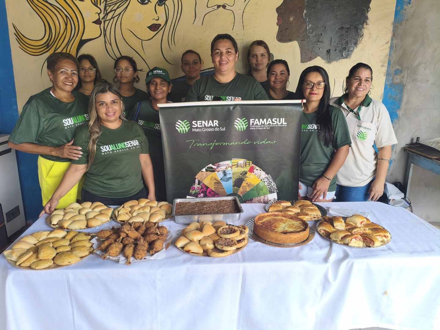 Curso de produção de salgados na AAVC fortalece qualificação e gera novas oportunidades em Coxim