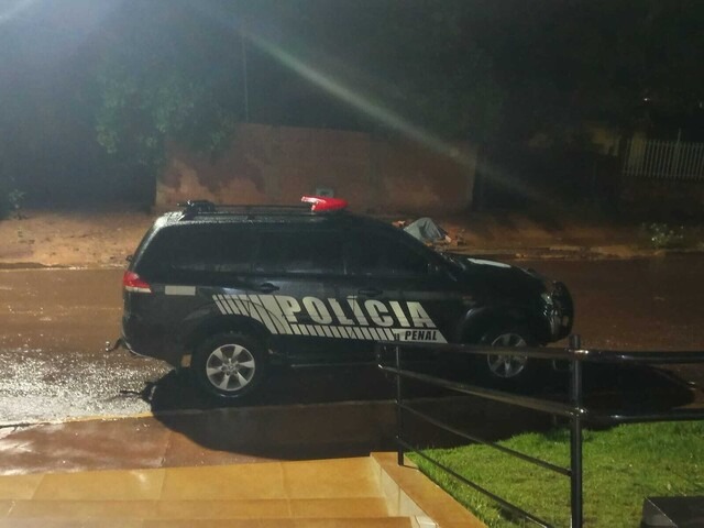 Polícia Militar busca origem de viatura penal encontrada em Jaraguari. Foto: Direto das Ruas